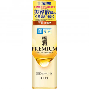 Преміум зволожуючий лосьон із 7 видами гіалуронової кислоти HADA LABO Gokujyun PREMIUM Hydrolyzed Hyaluronic Acid Lotion 170ml